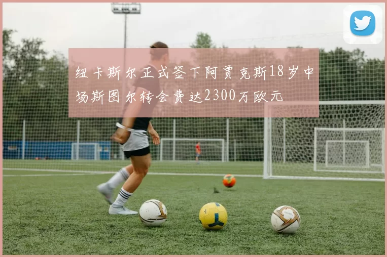 纽卡斯尔正式签下阿贾克斯18岁中场斯图尔转会费达2300万欧元